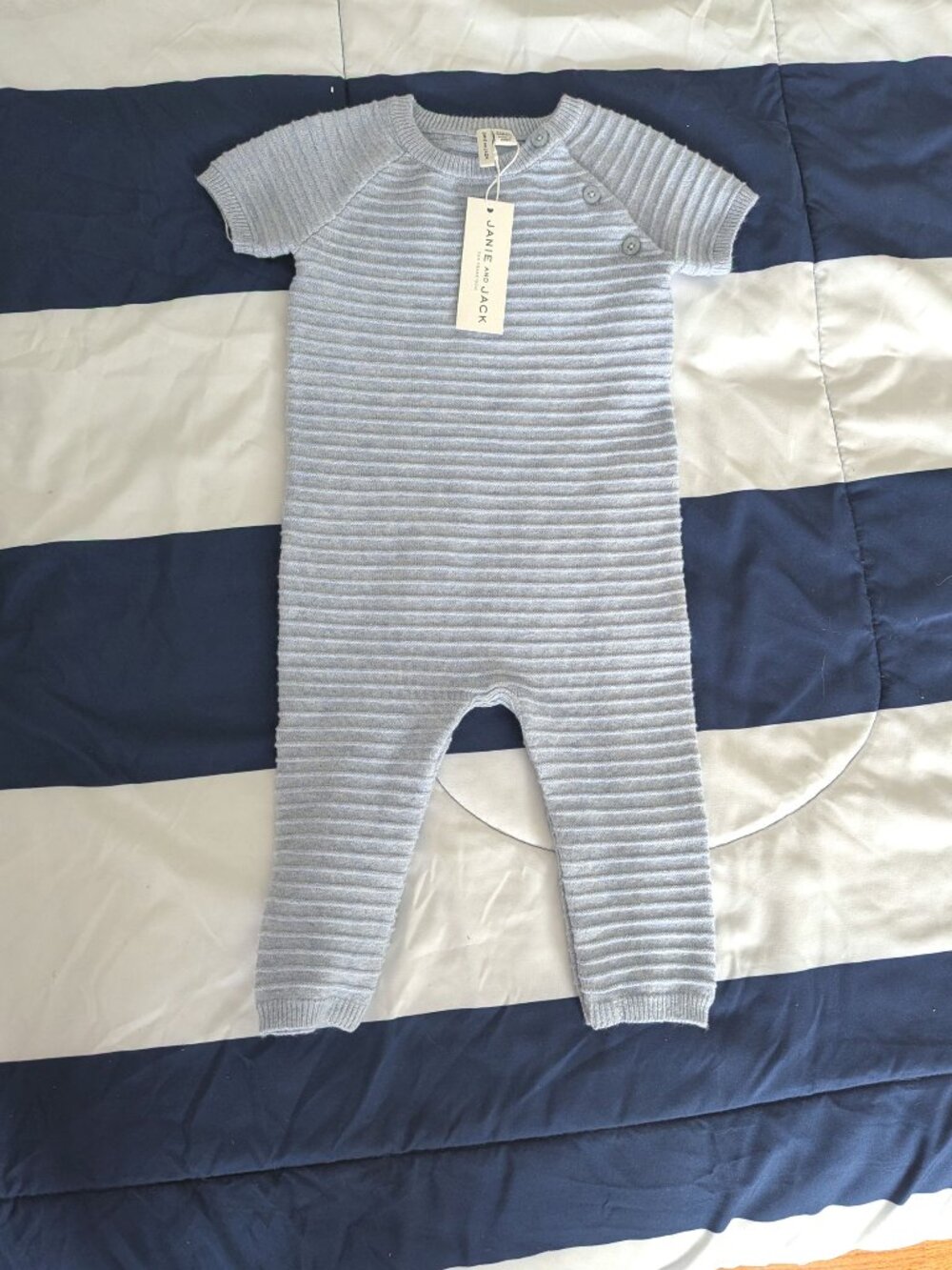 Janie and Jack baby signature one-piece NWT